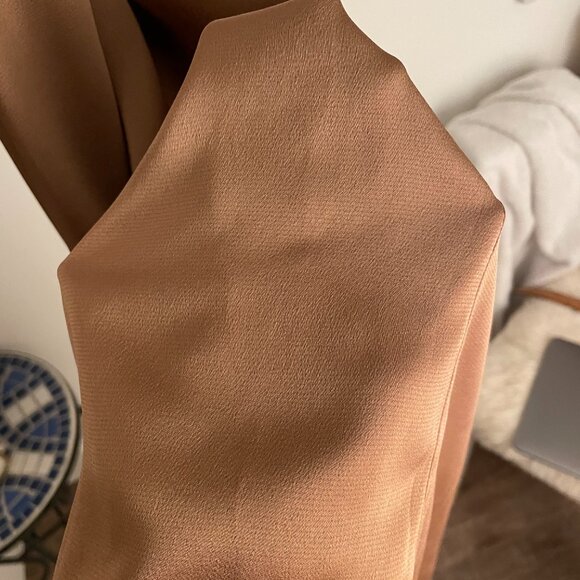 Cowl Neck Satin Slip Dress - Picture 3 of 6